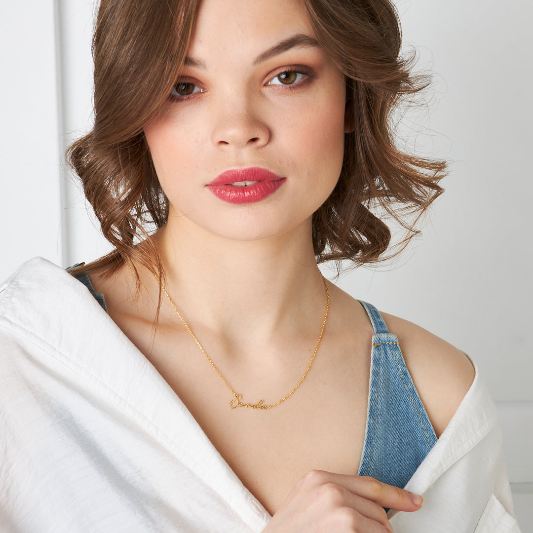 Real Name Necklace - 925 Silver