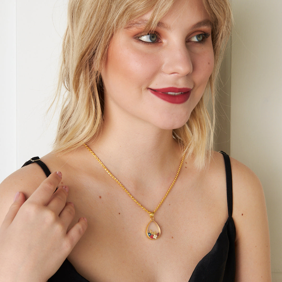 Named Lucky Necklace - 925 Silver