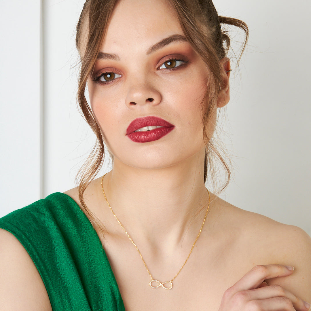 Classic Infinity Necklace - 925 Silver