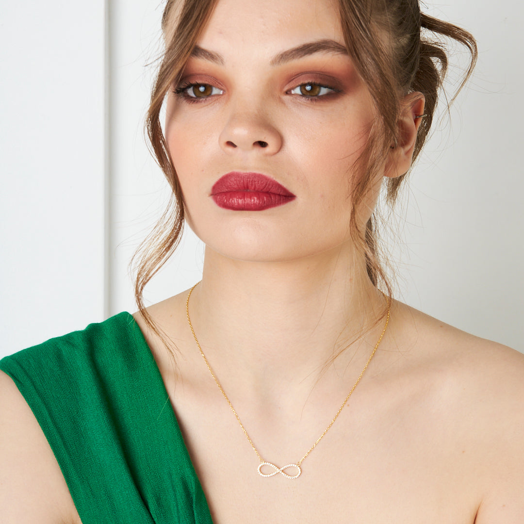 Classic Infinity Necklace - 925 Silver