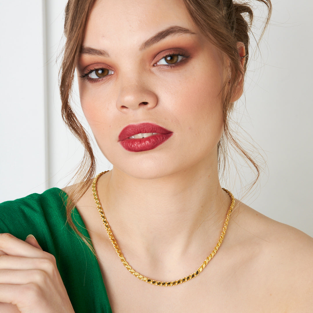 GERSTEN HALSKETTE | 925 SILBER