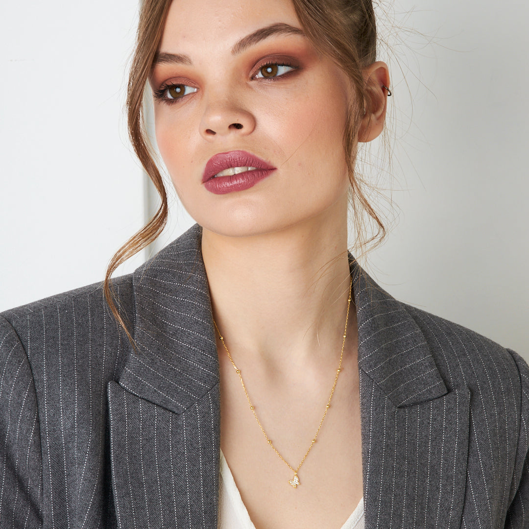 Pearl Butterfly Necklace - 925 SILVER