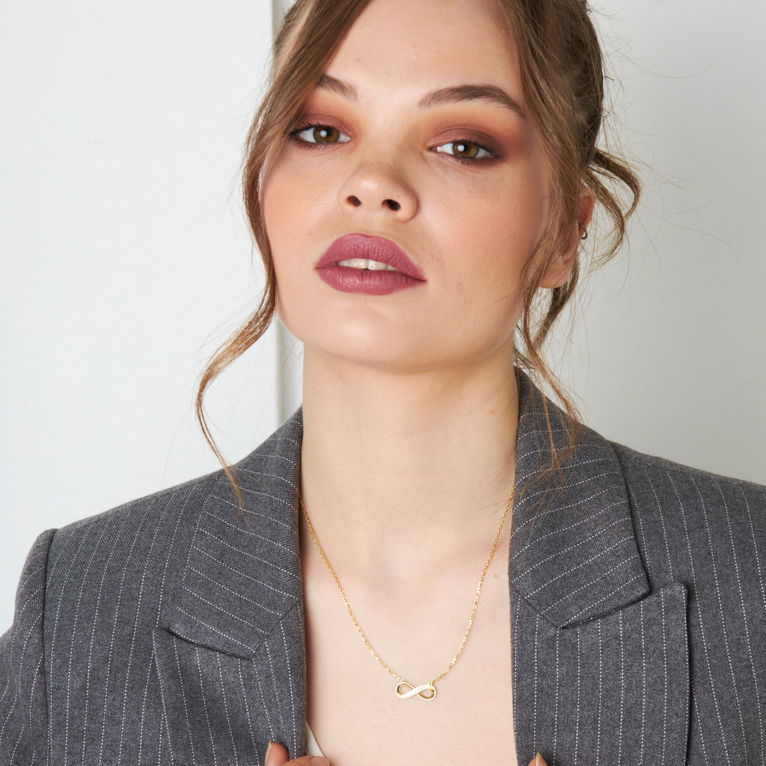 Horizontal Baguette Necklace - 925 Silver