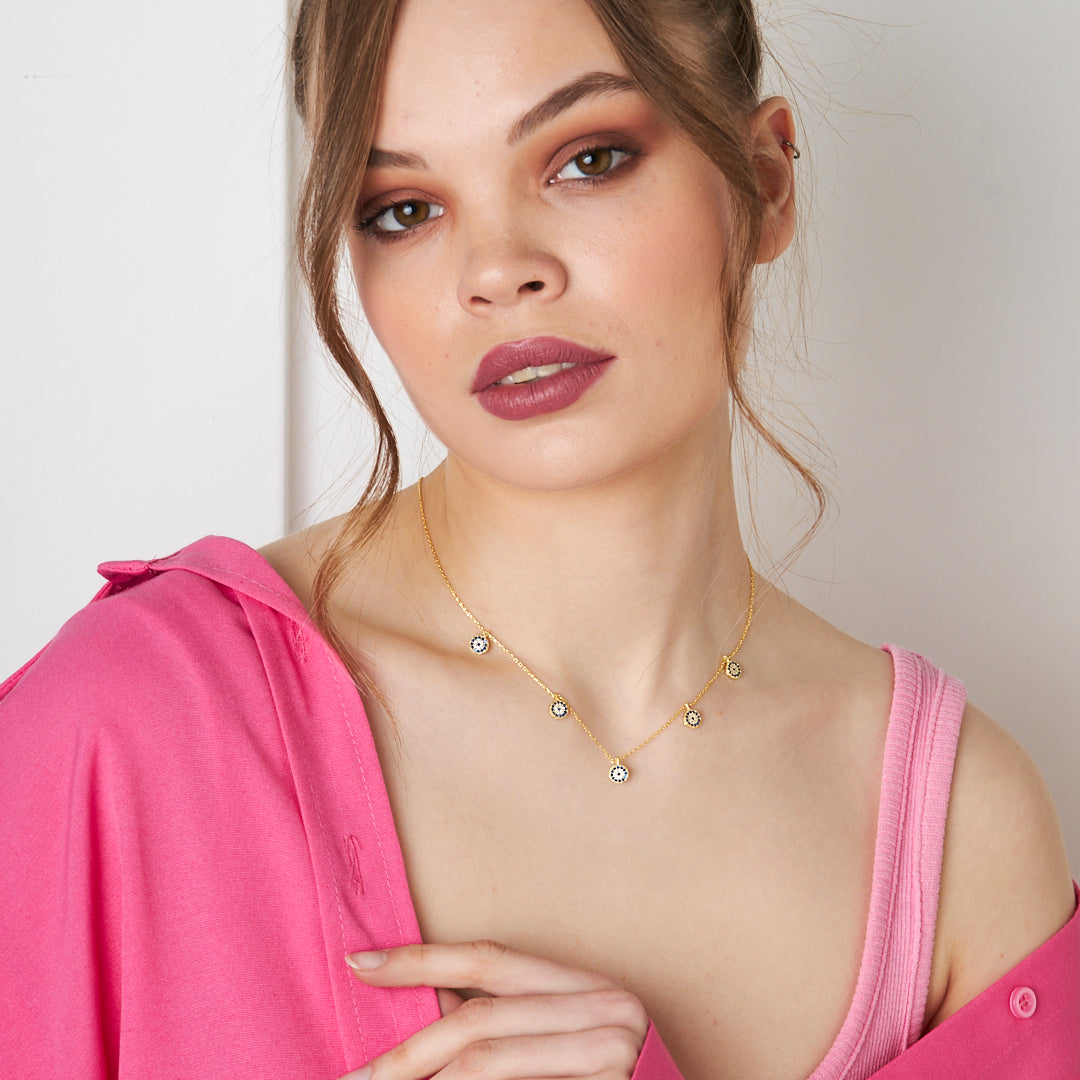 Evil Eye Necklace - 925 Silver