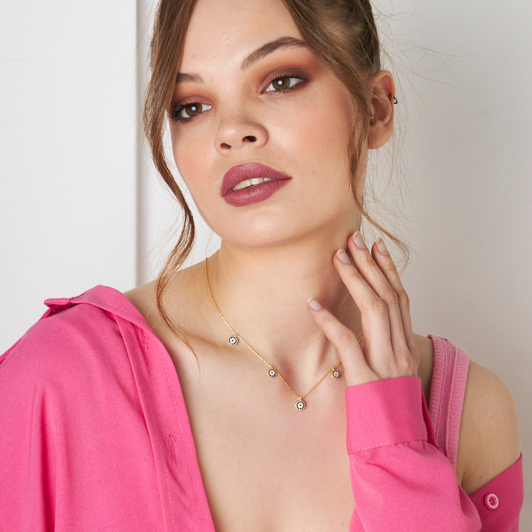 Evil Eye Necklace - 925 Silver