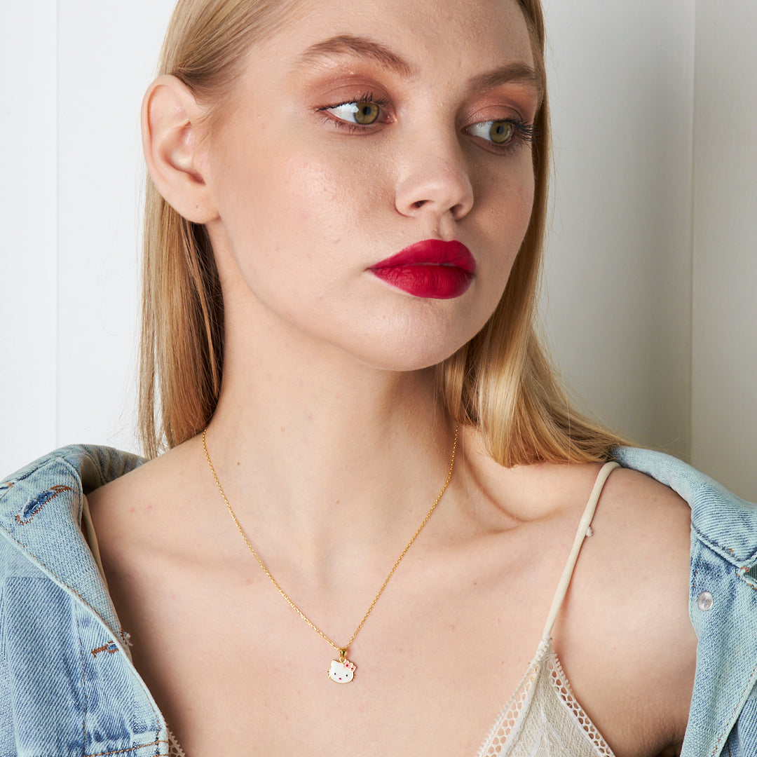 Hello Kitty Necklace - 925 Silver