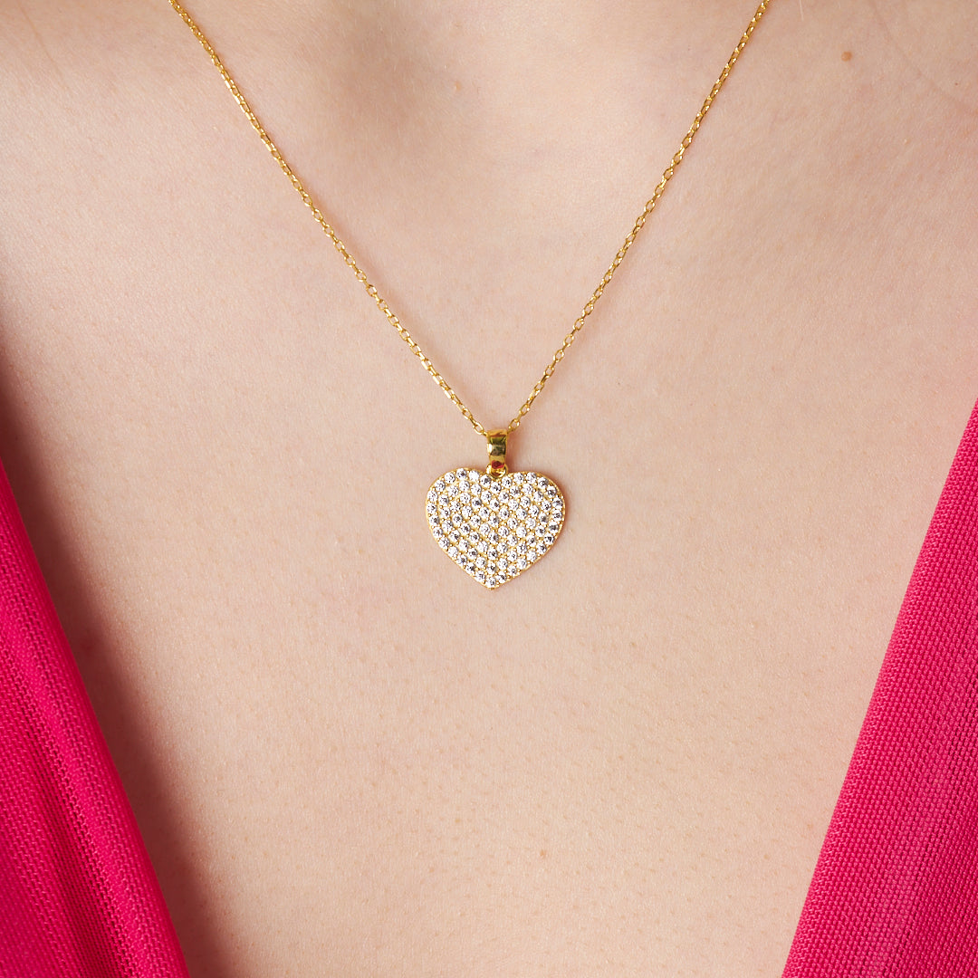 Small Heart Necklace - 925 SILVER