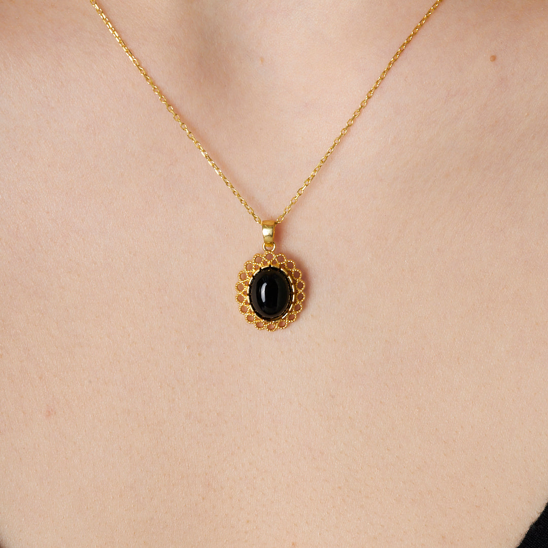 Sapphire Necklace - 925 SILVER