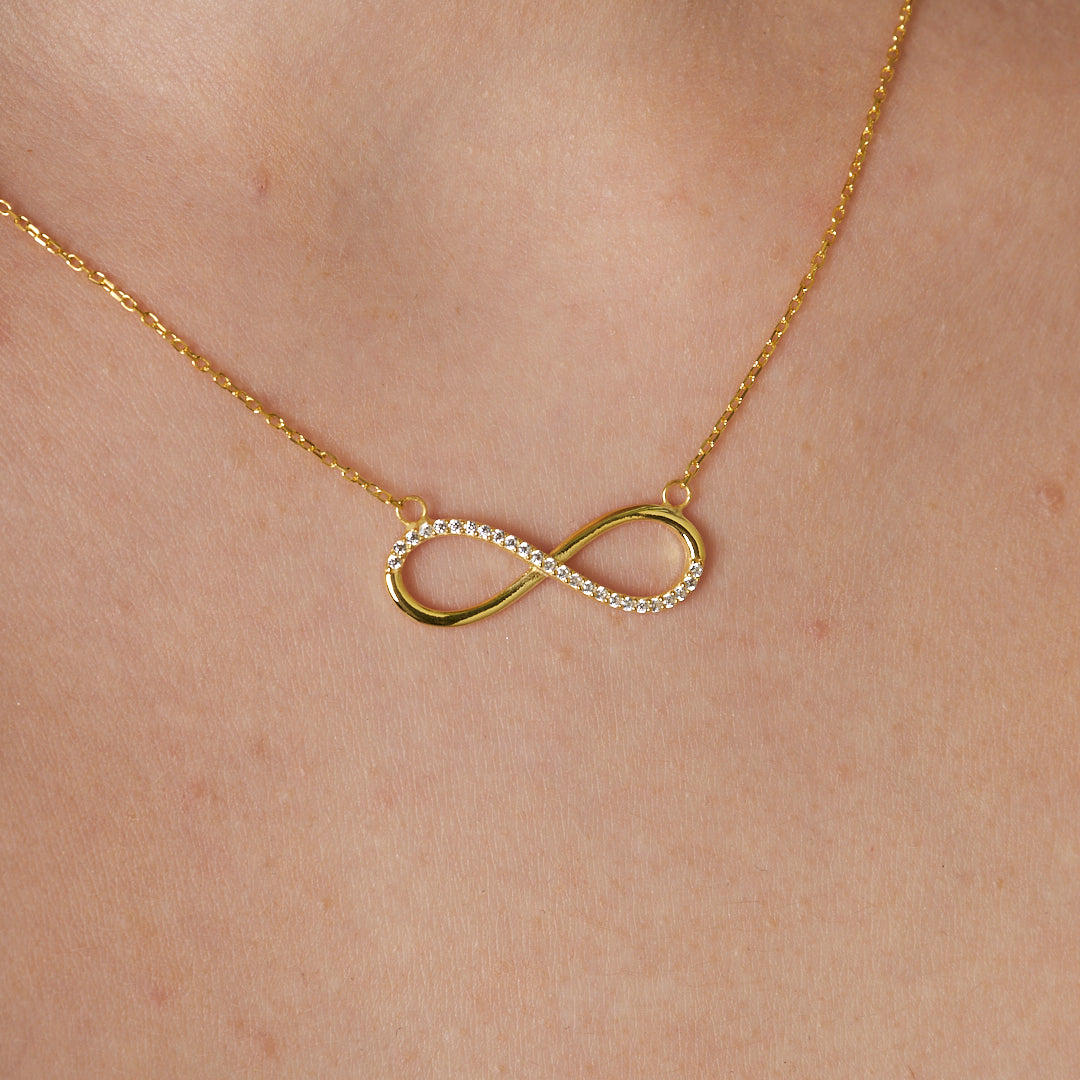 Infinity Design Necklace - 925 SILVER