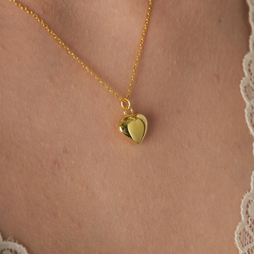 Simple Heart Necklace - 925 SILVER