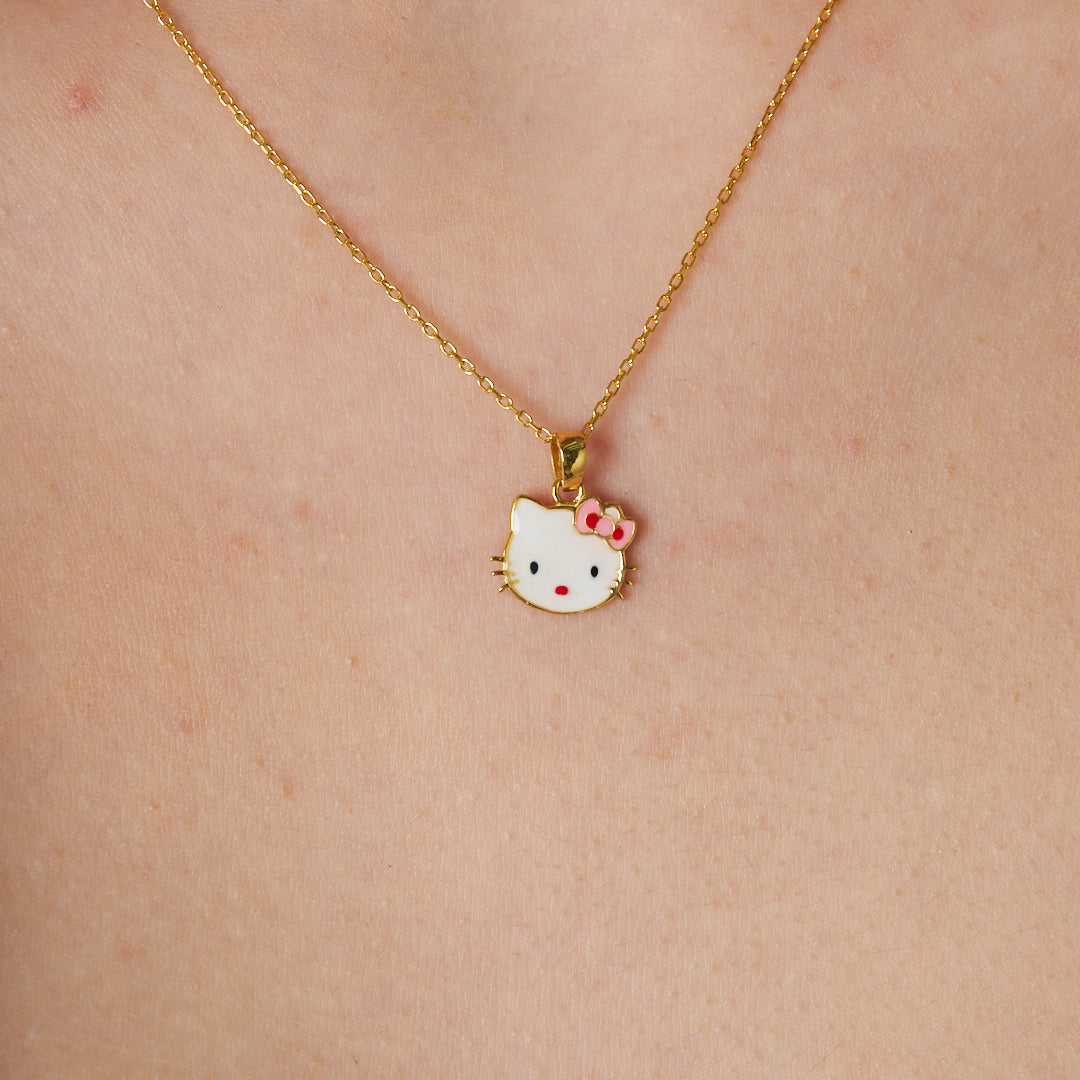 Hello Kitty Necklace - 925 Silver
