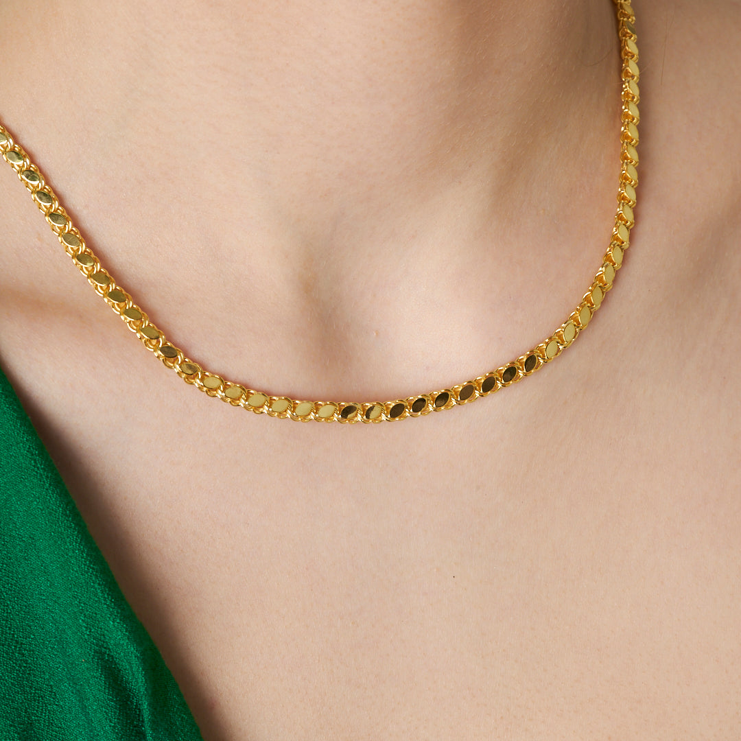 GERSTEN HALSKETTE | 925 SILBER