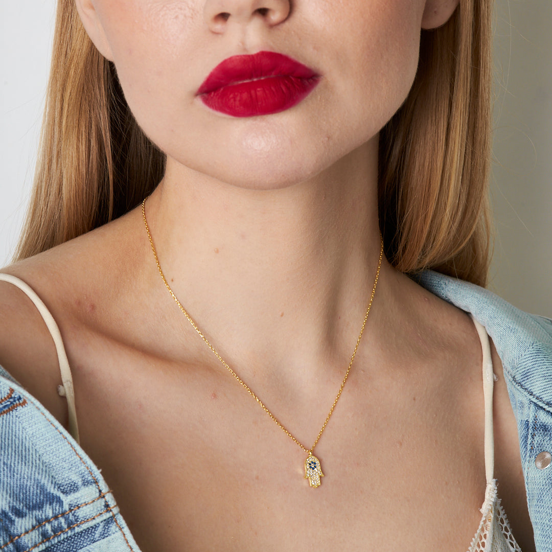 Fatima Hand Chain Necklace - 925 SILVER