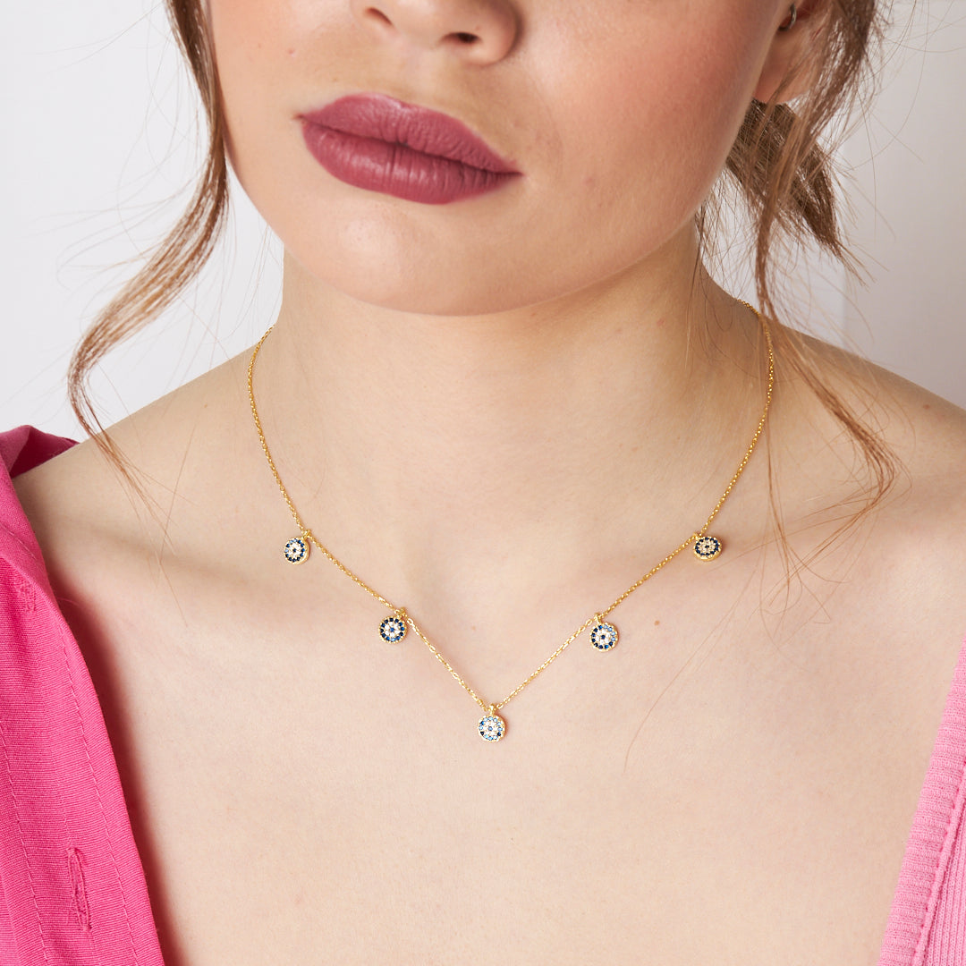 Evil Eye Necklace - 925 Silver