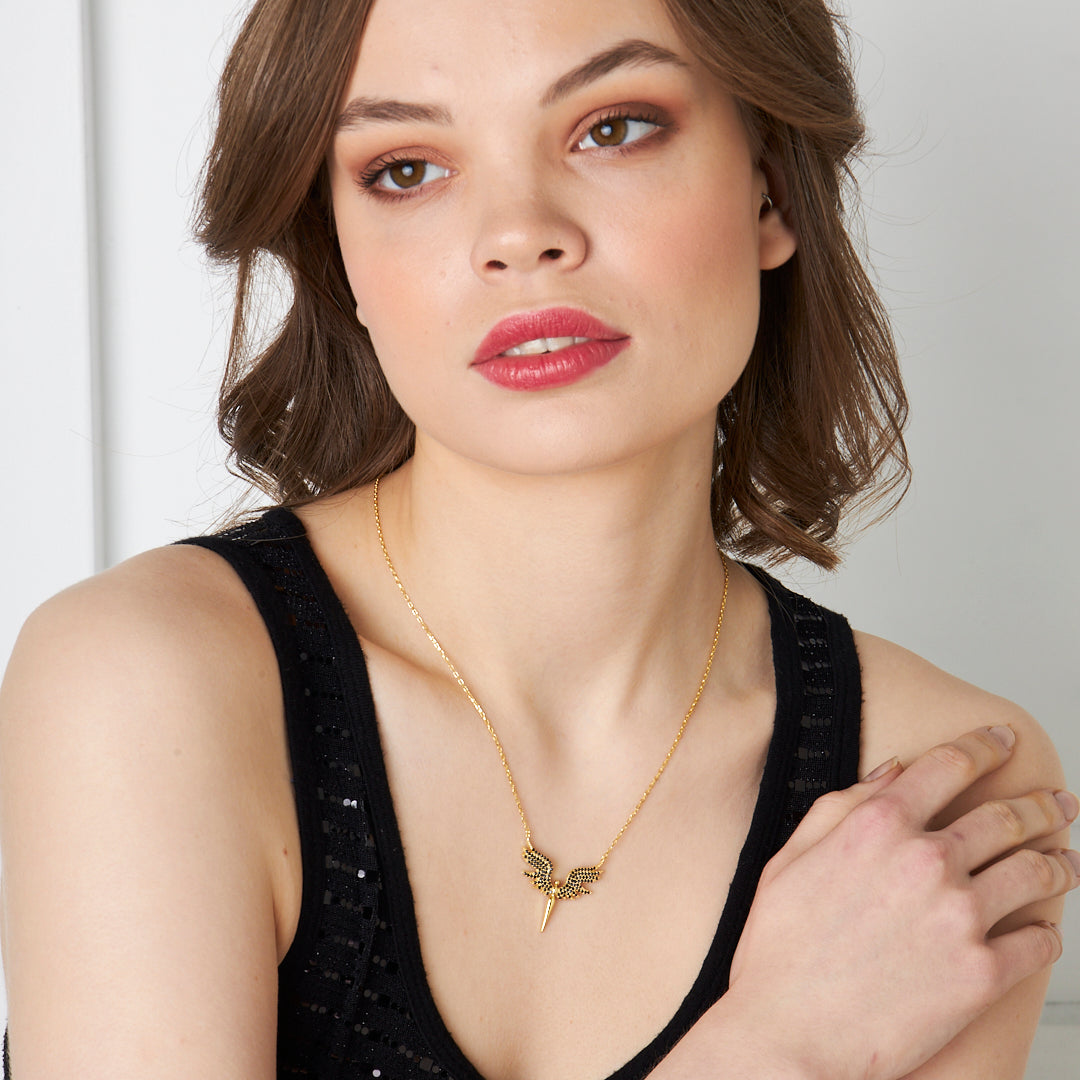 Angel Wing Necklace - 925 Silver