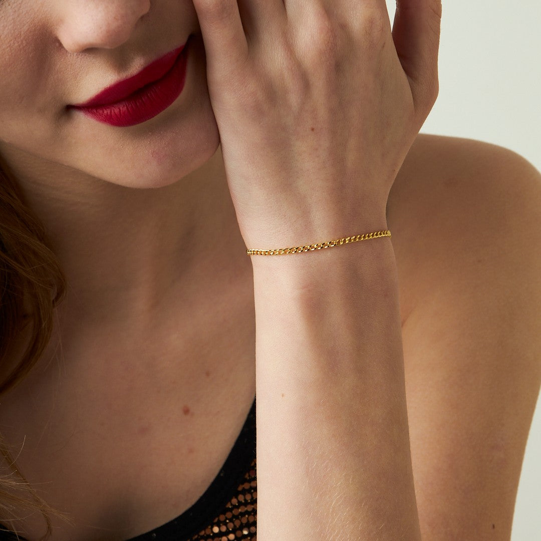 Thin Chain Bracelet - 925 SILVER