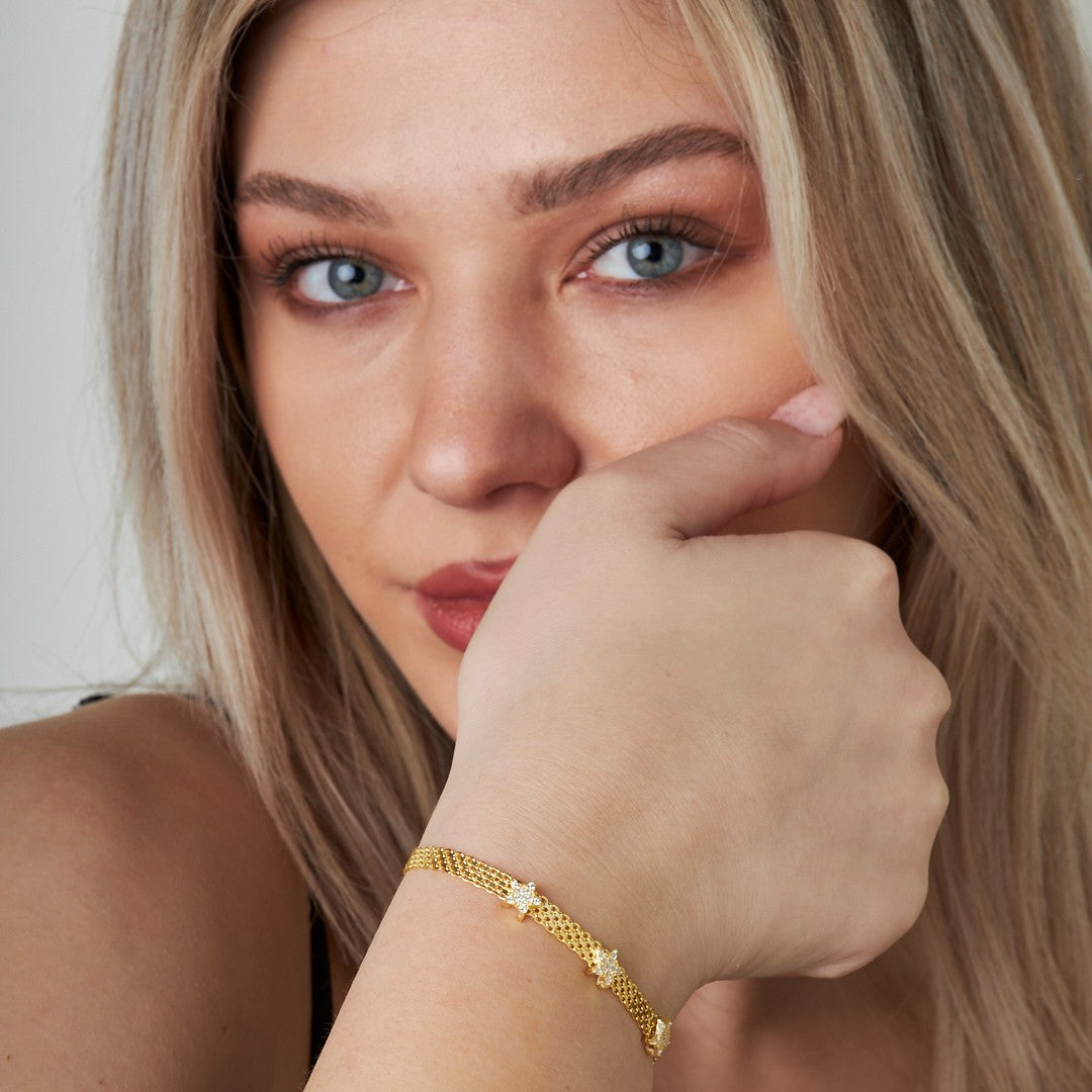 Star String Bracelet - 925 SILVER