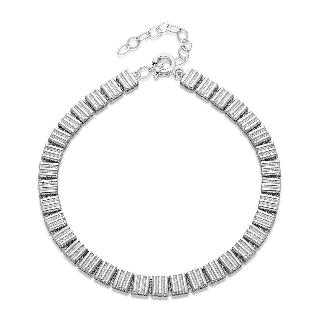Striped Model Bracelet - 925 SILVER