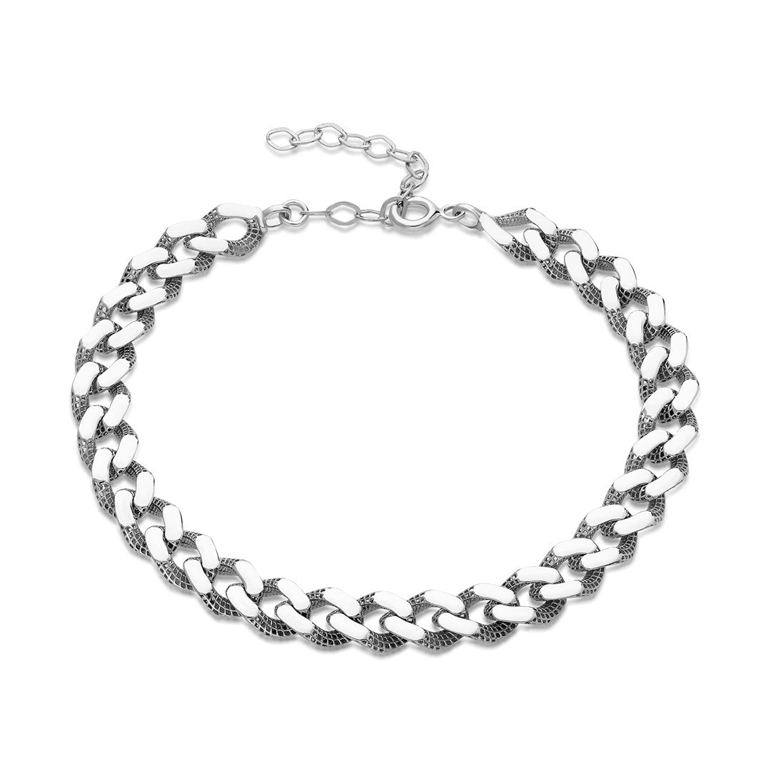 Simple Gourmet Chain Bracelet - 925 SILVER