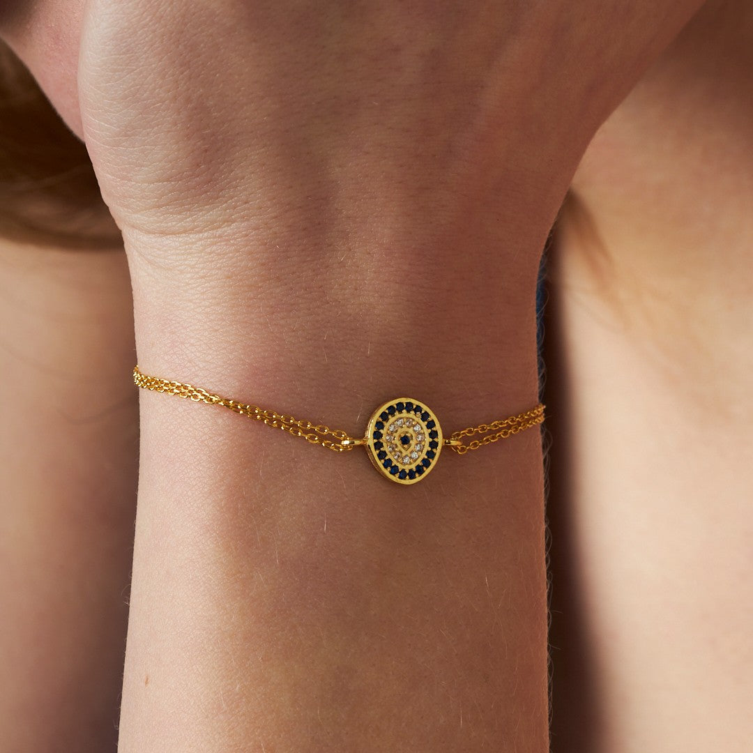 Round Eye Bracelet - 925 SILVER