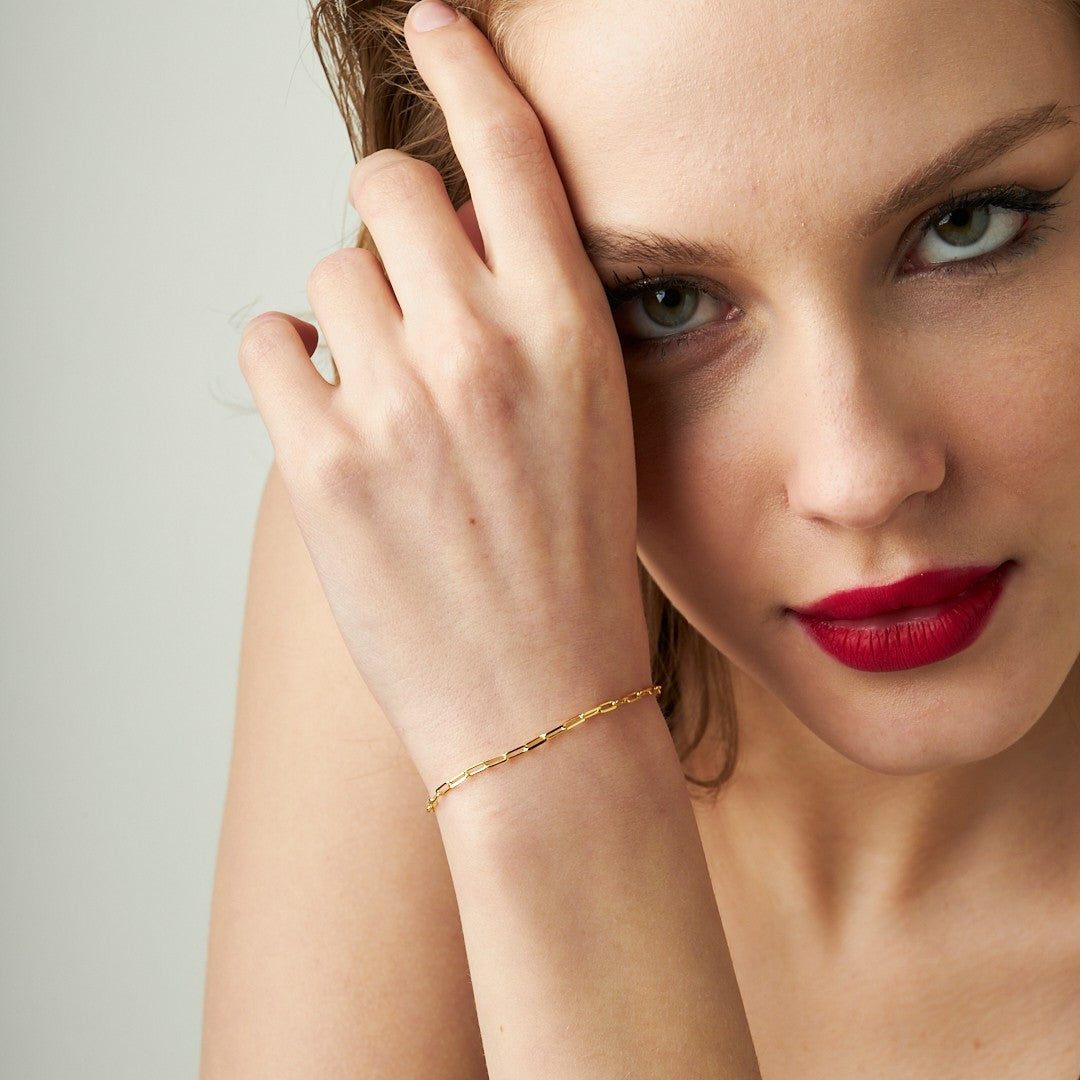 Link Chain Bracelet - 925 SILVER