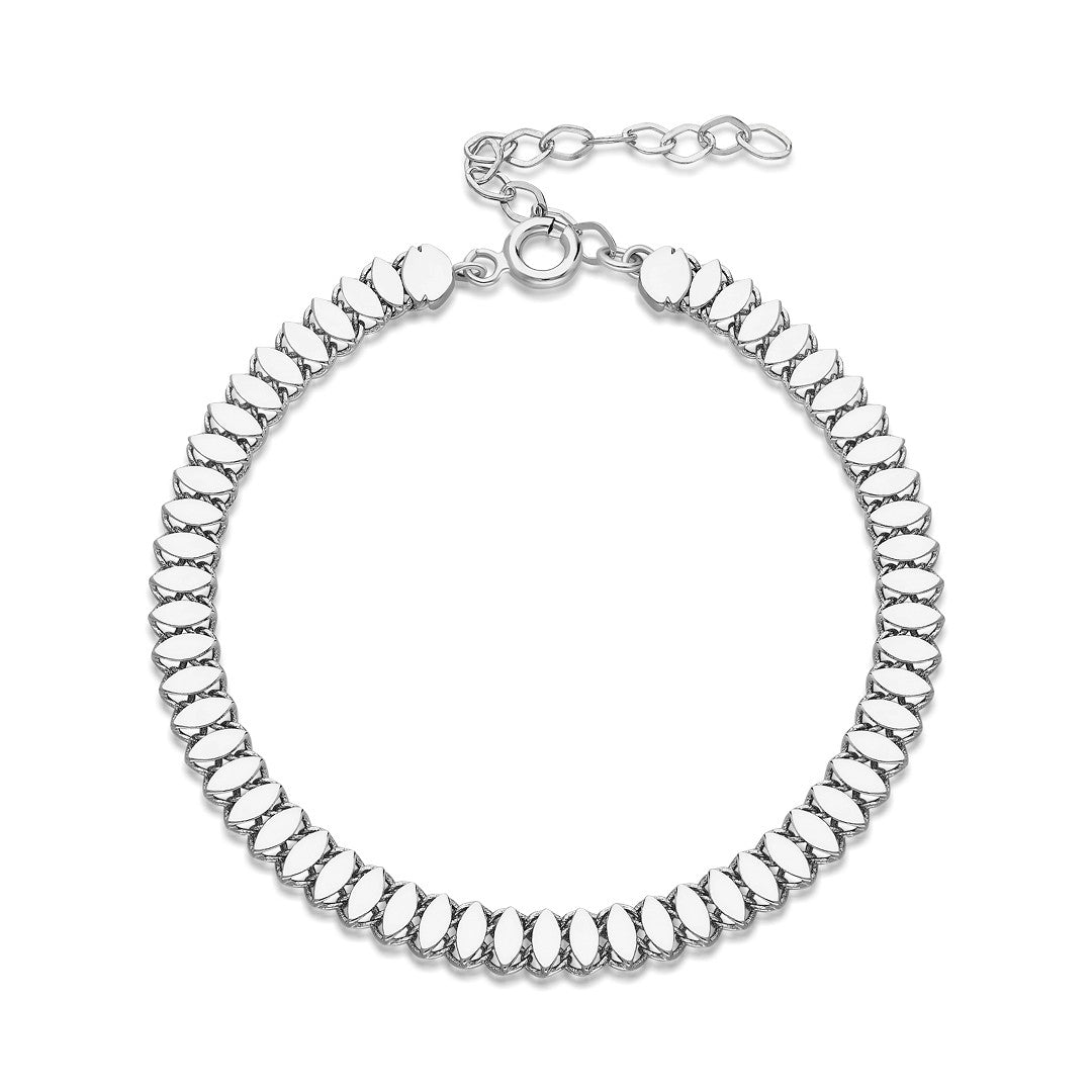 Boat Chain Bracelet - 925 SILVER