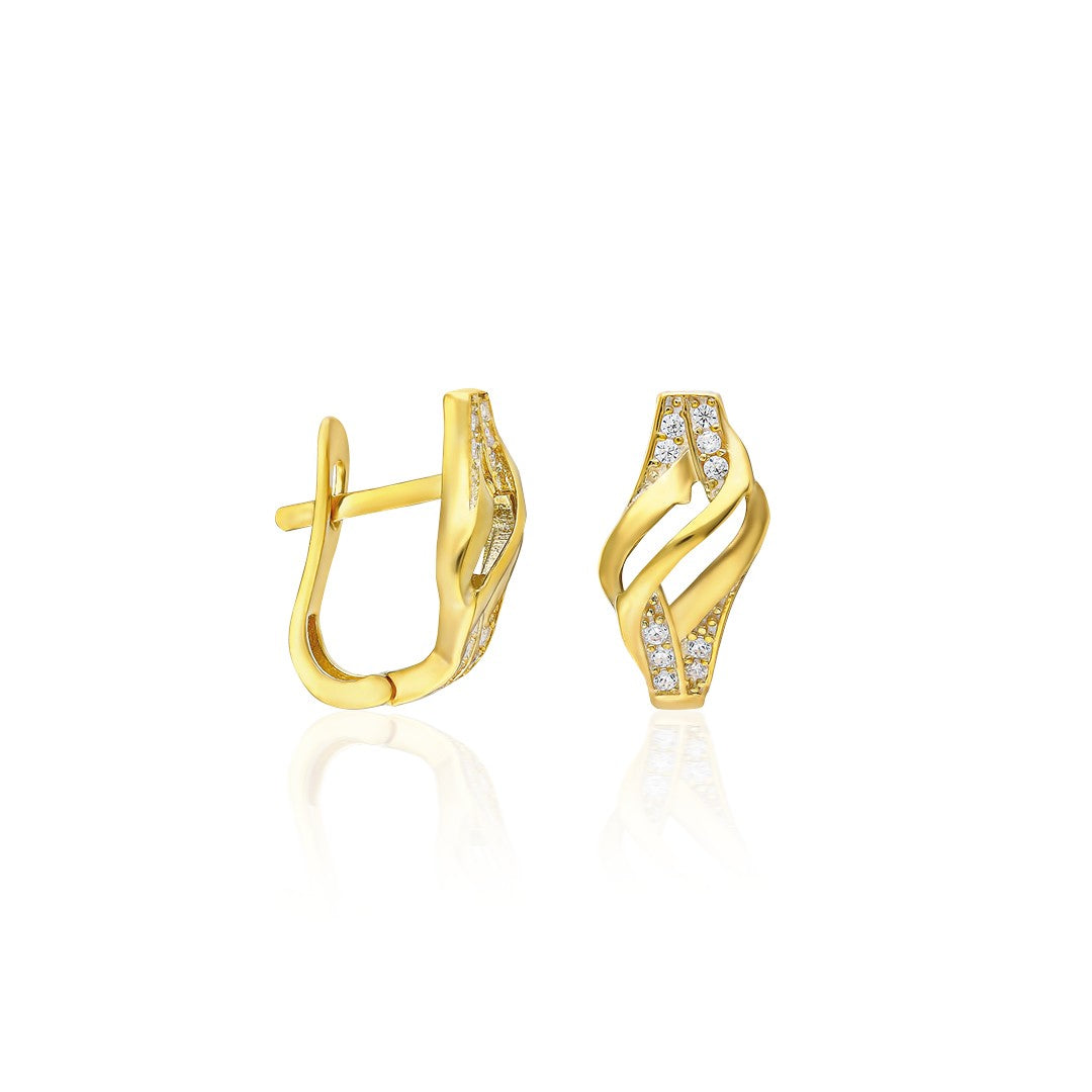 Passion Earrings with Stones - 925 Silver