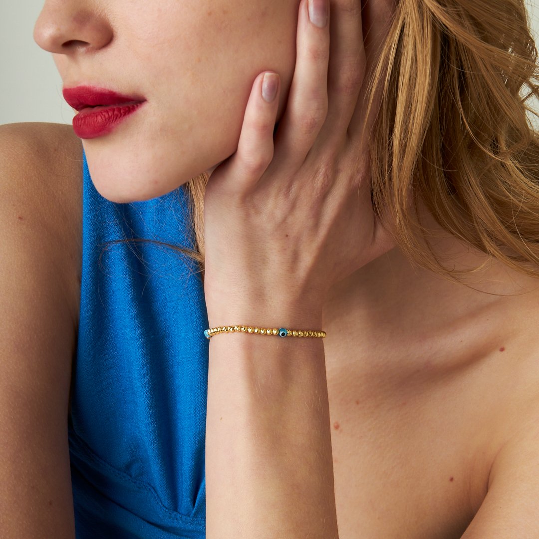 DORIKA NAZAR ARMBAND | 925 SILBER