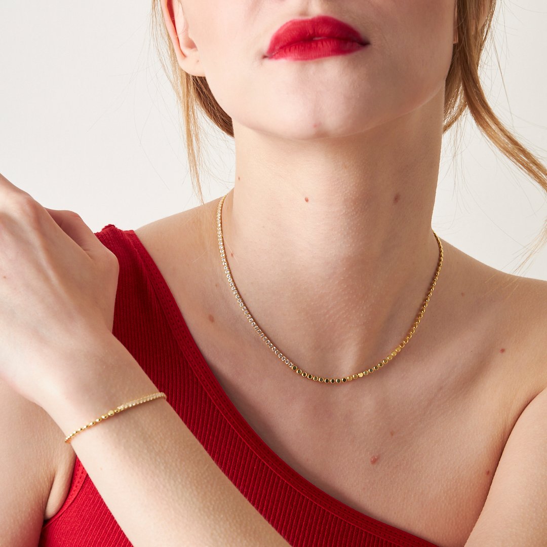 Ball Chain Waterways Set - 925 SILVER