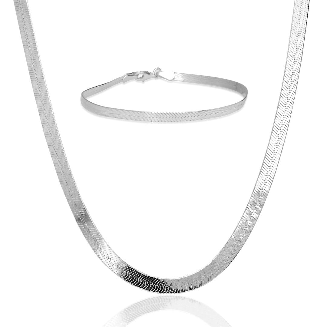 Snake Chain Set - 925 SILVER