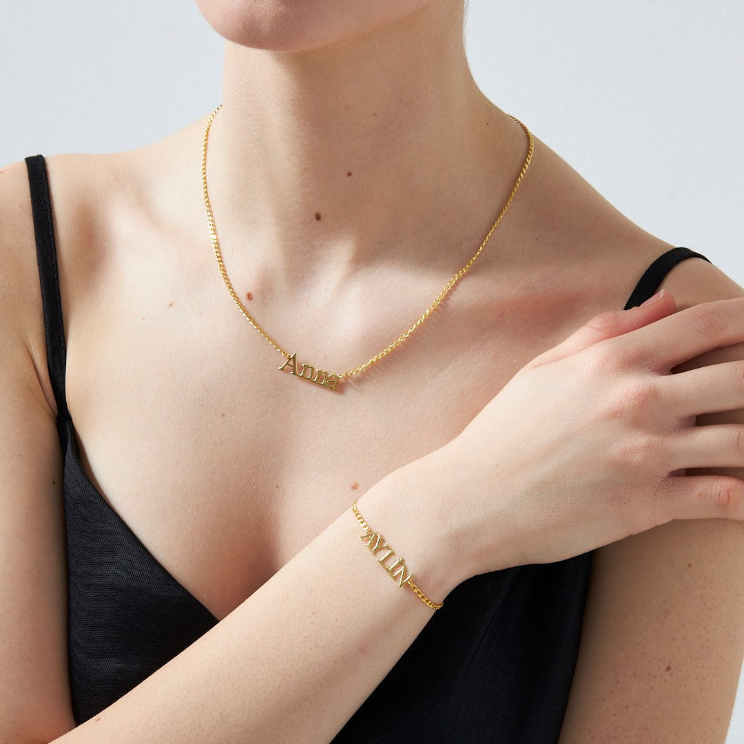 NAMENSKETTE SET | 925 SILBER