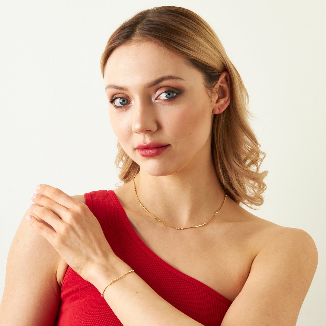 Three-Ball Dorica Chain Set - 925 SILVER