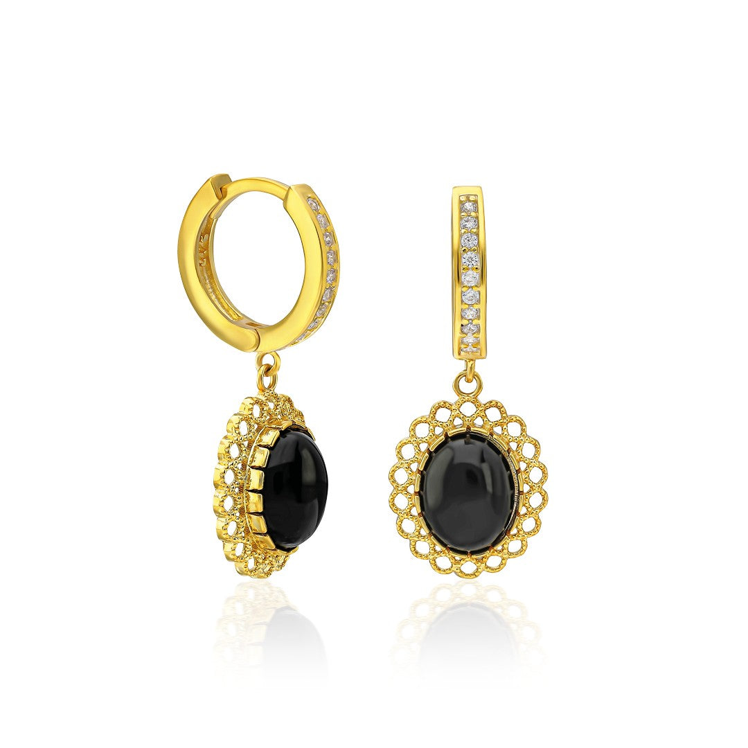 Sapphire Earrings - 925 Silver