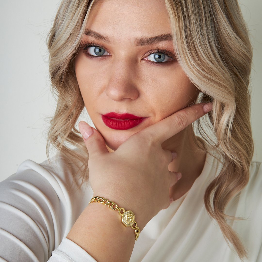 Hexagon Gourmet Bracelet - 925 SILVER