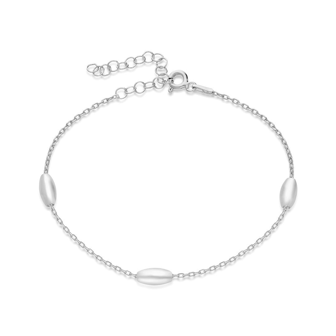 Long Pearl Bracelet - 925 SILVER