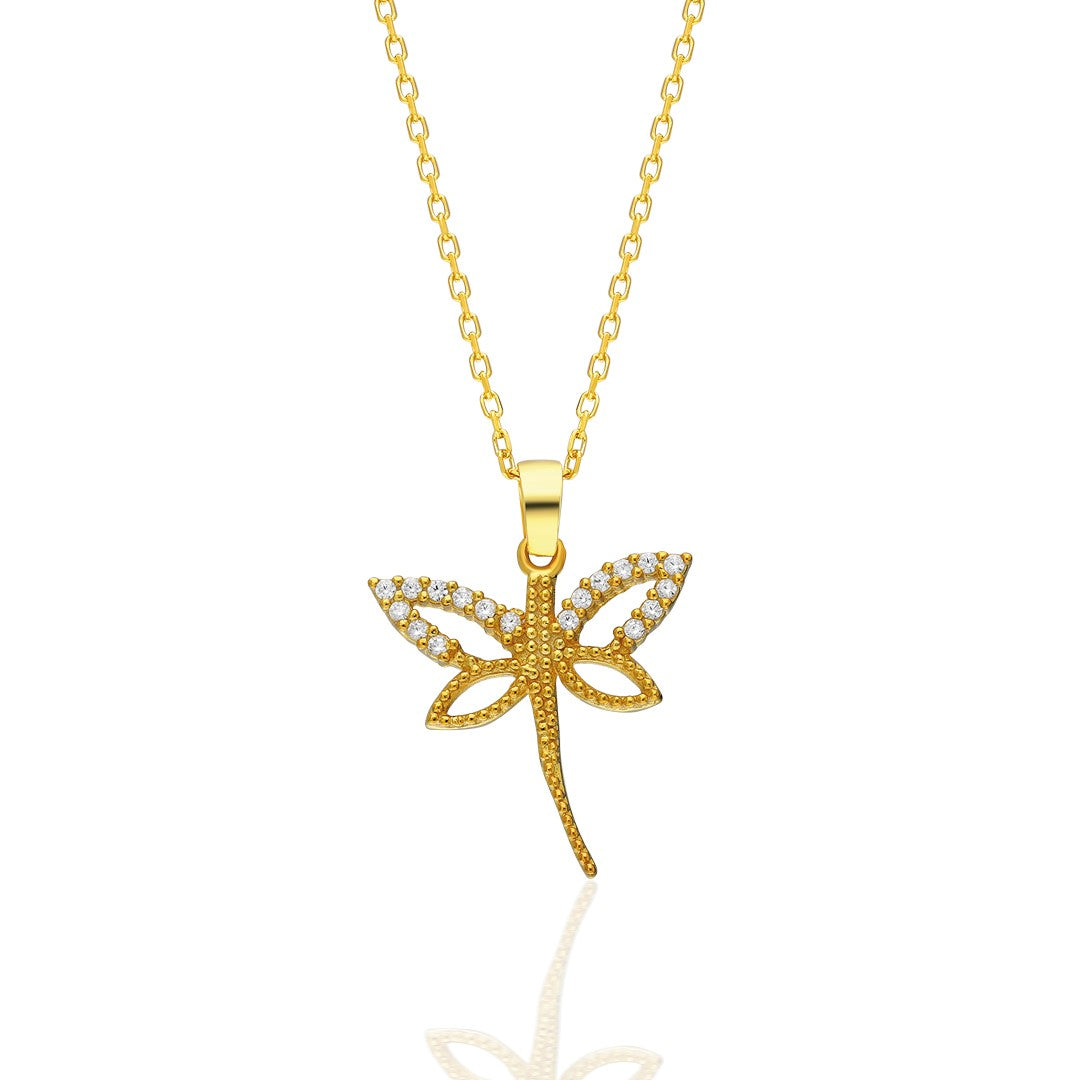 Dragonfly Necklace - 925 Silver