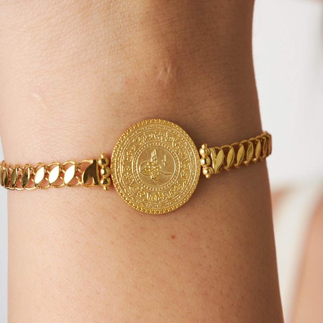 Monogram Oval Chain Bracelet - 925 SILVER