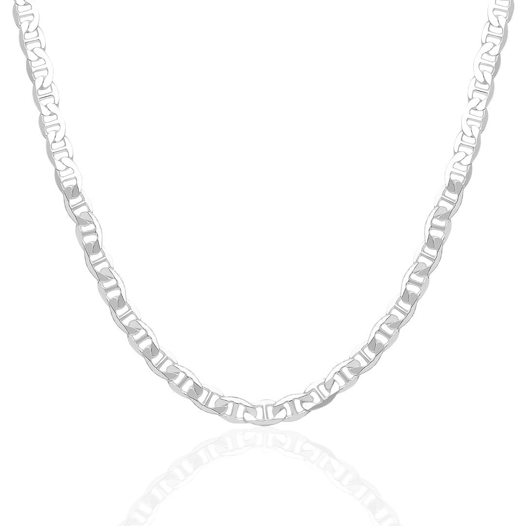 Knitted Chain Necklace - 925 SILVER