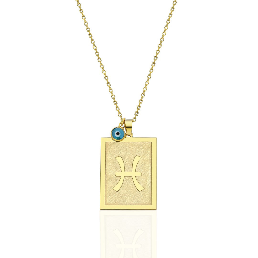 AURA PISCES HALSKETTE ECKIG | 925 SILBER