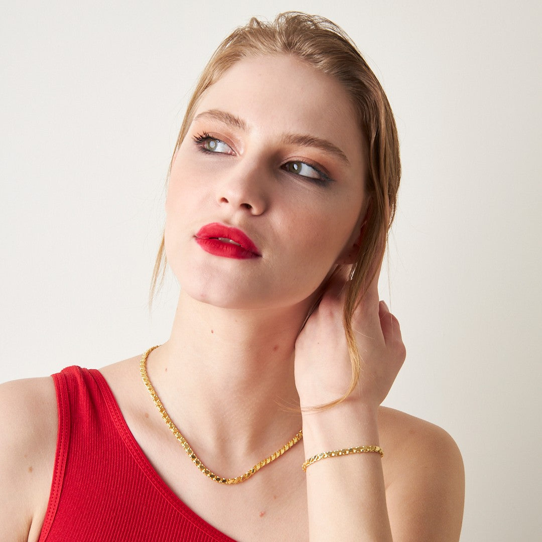 GERSTEN KETTE SET | 925 SILBER