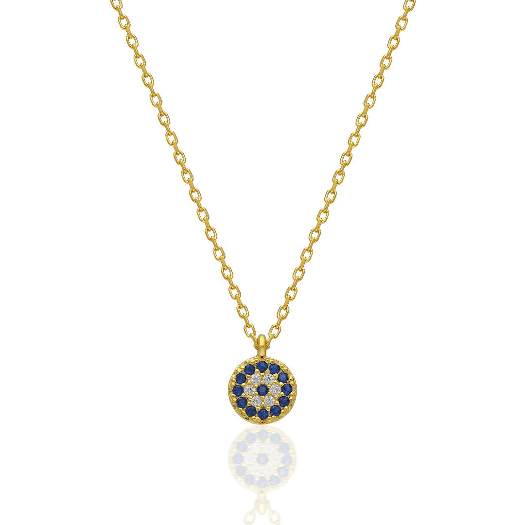 Mini Evil Eye Necklace - 925 Silver