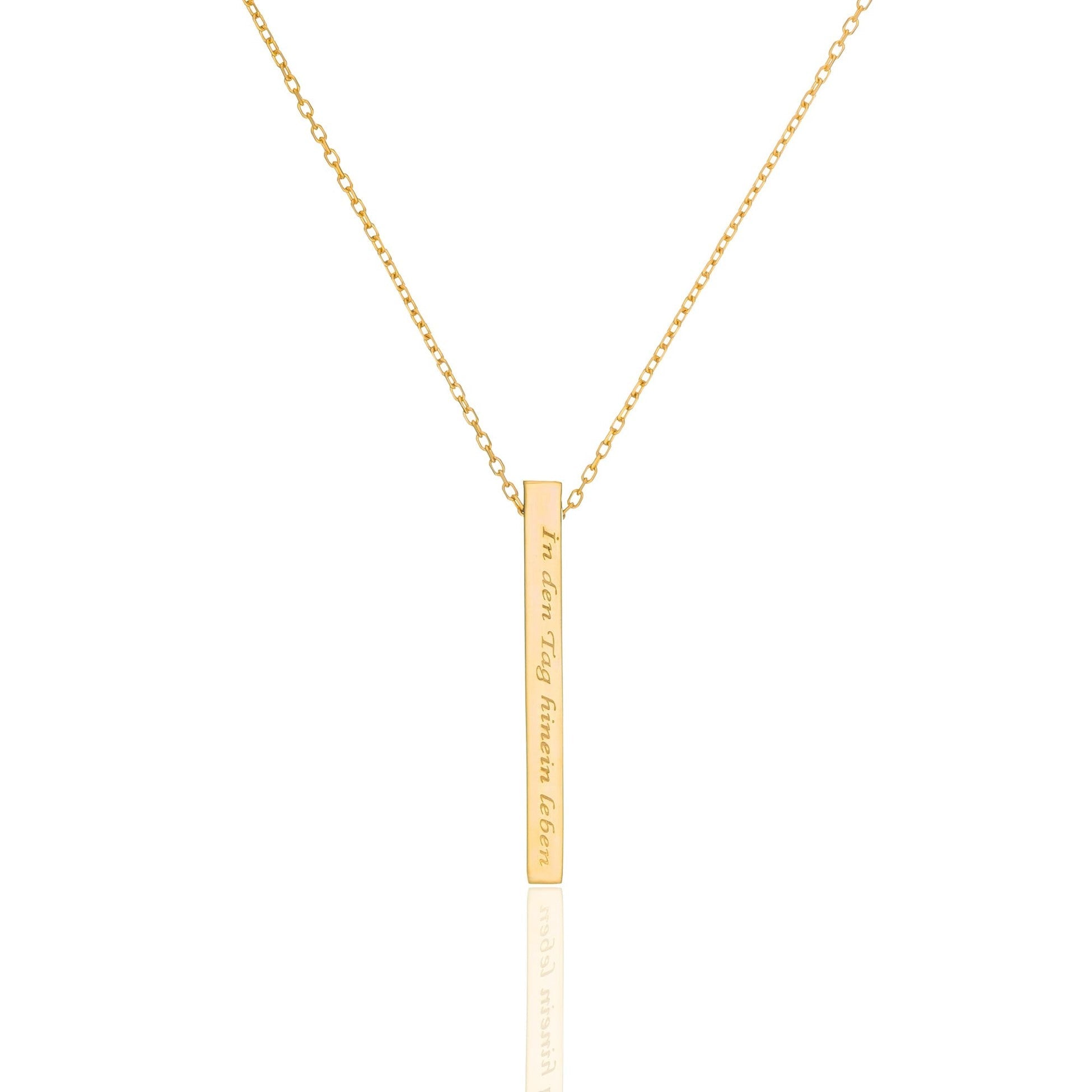 Nameplate Necklace - 925 Silver