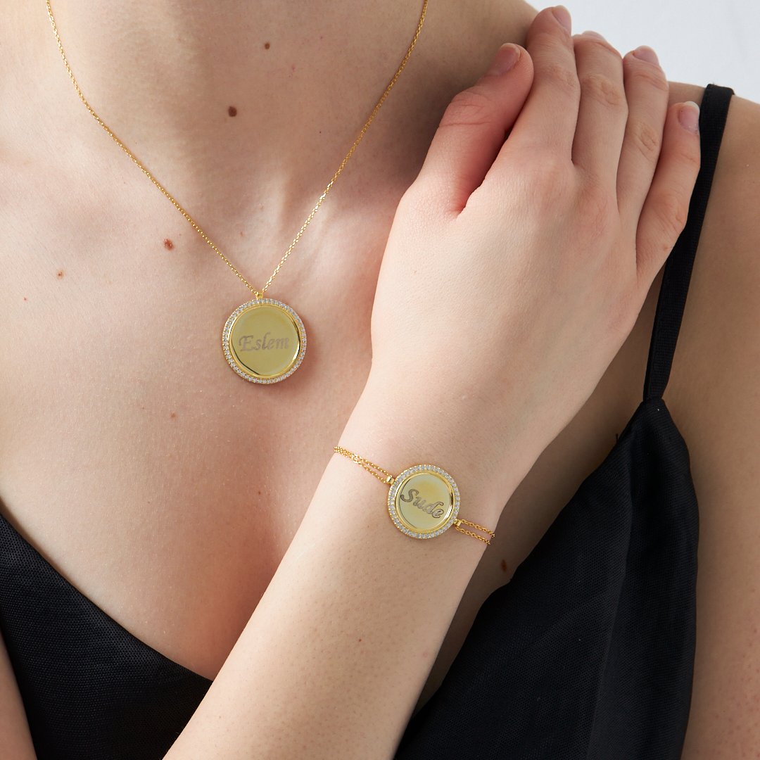 ZIRKONIA PLATTEN SET | 925 SILBER