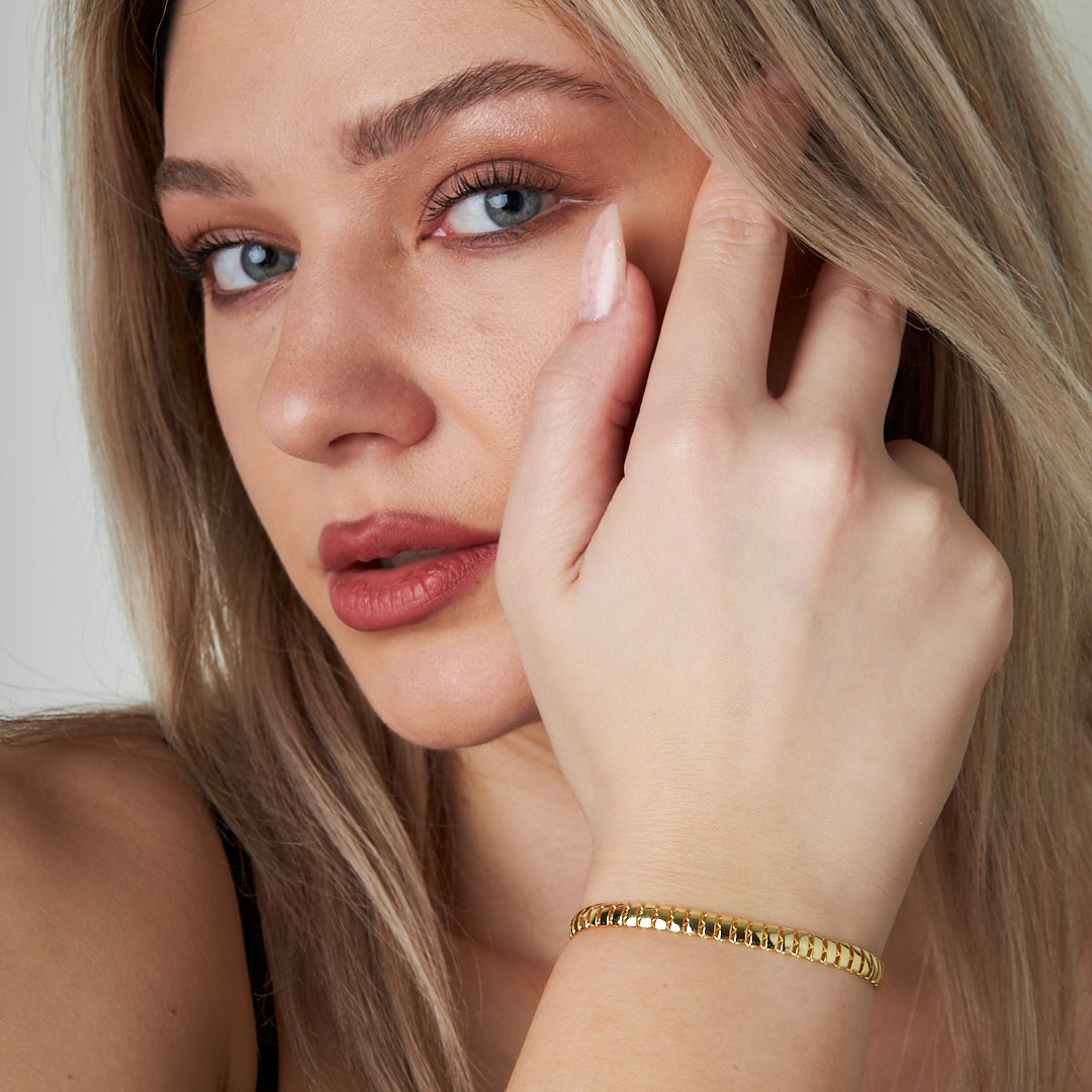 Herringbone Bracelet - 925 SILVER