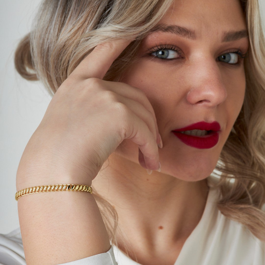 Oval Chain Bracelet 2 - 925 SILVER