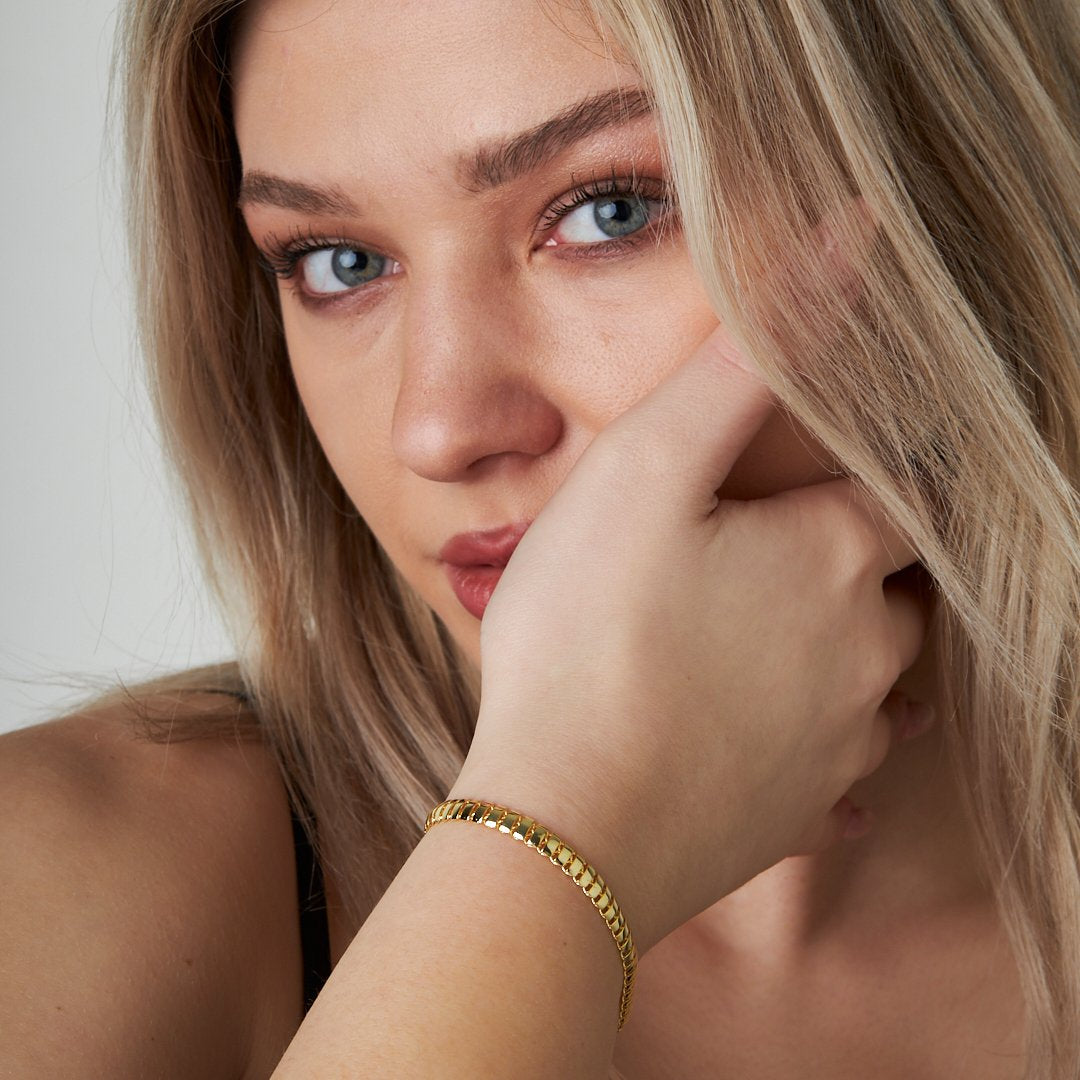 Herringbone Bracelet - 925 SILVER