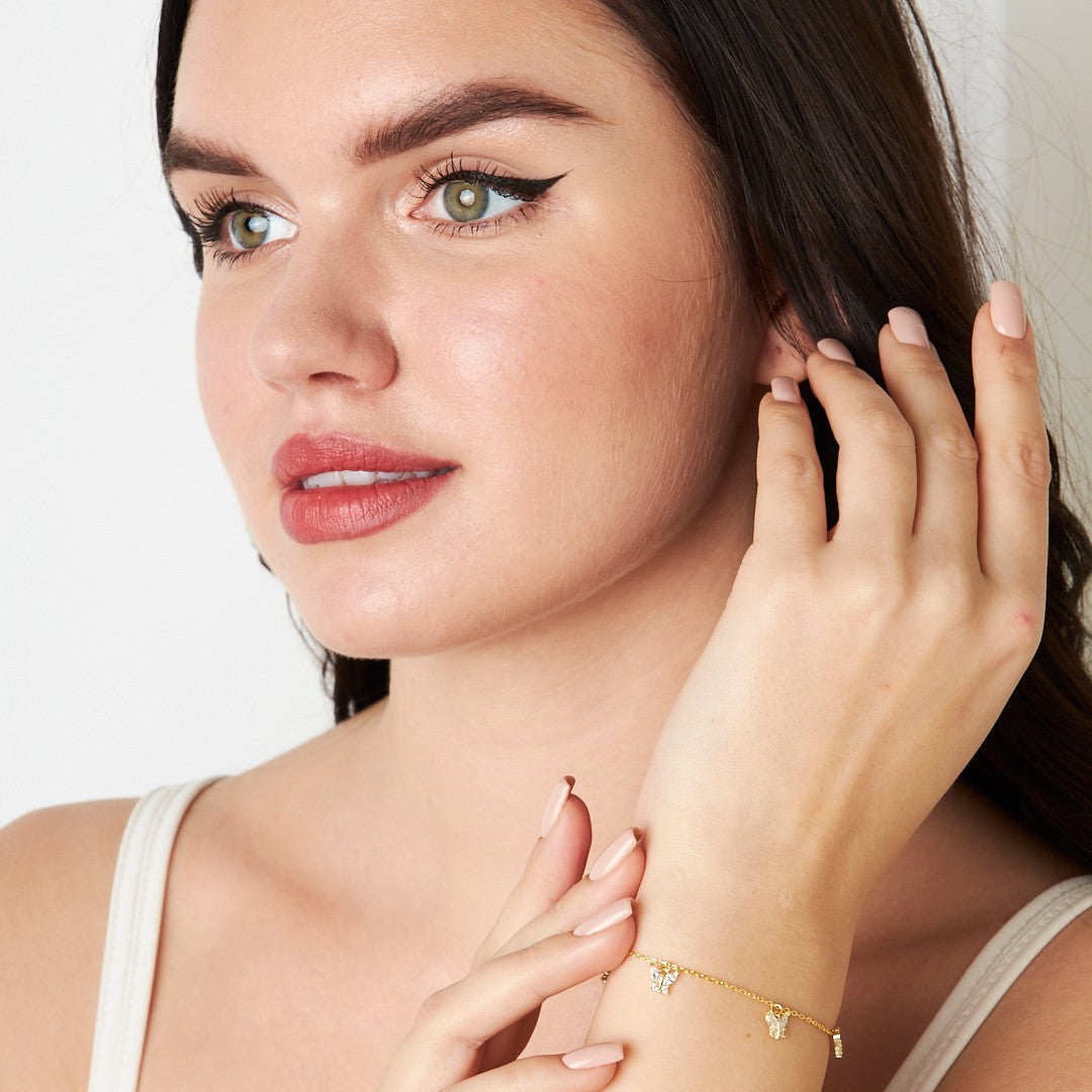 Mini Butterfly Bracelet - 925 SILVER