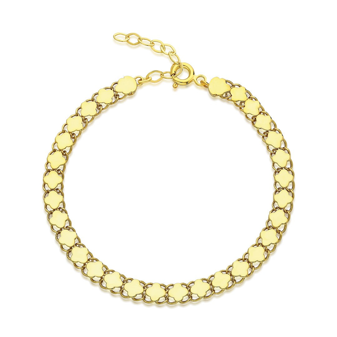 Clover Chain Bracelet - 925 SILVER