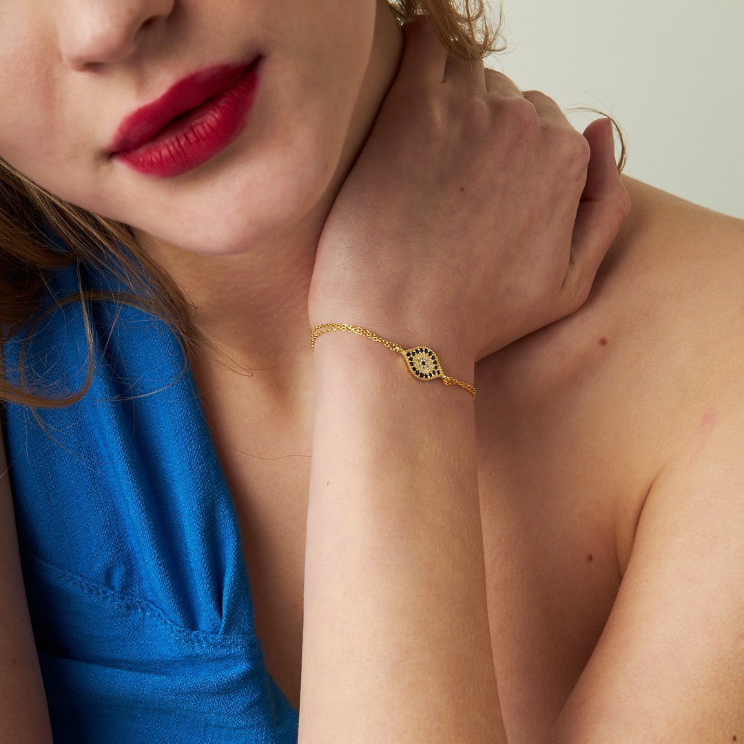 Eye Motif Bracelet - 925 SILVER