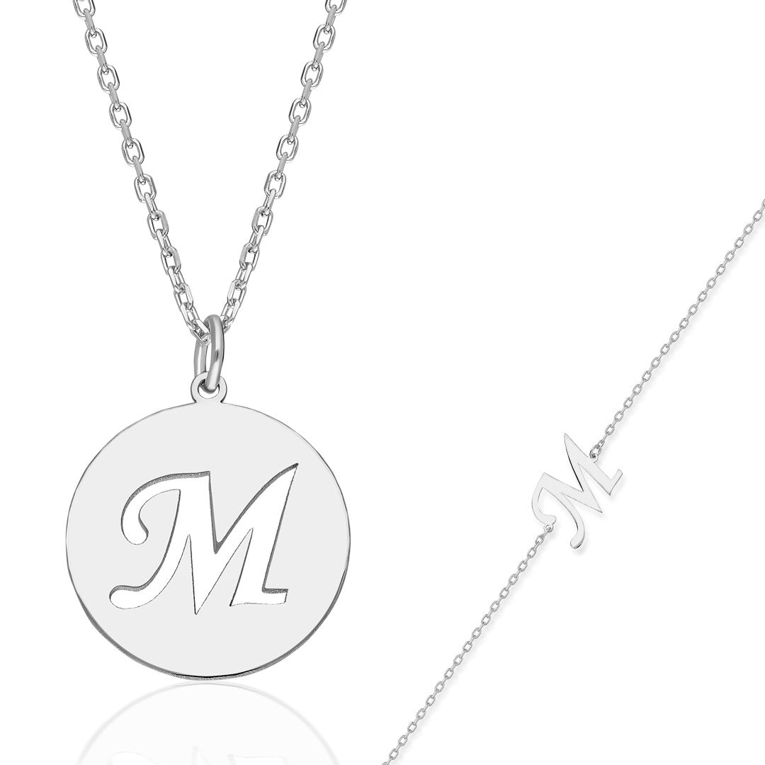 PLATTEN BUCHSTABEN SET | 925 SILBER